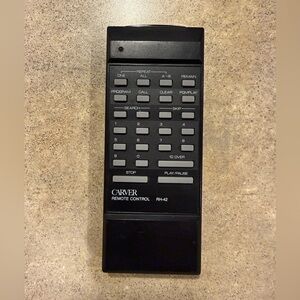 Genuine Carver Replacement Remote Control RH-42 - Tested